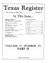 Journal/Magazine/Newsletter: Texas Register, Volume 17, Number 10, (Part II) Pages 1079-1146, Febr…