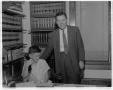 Thumbnail image of item number 1 in: '[Judge Ralph Yarborough and son Richard]'.