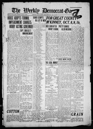 Primary view of object titled 'The Weekly Democrat-Gazette (McKinney, Tex.), Vol. 34, Ed. 1 Thursday, August 30, 1917'.
