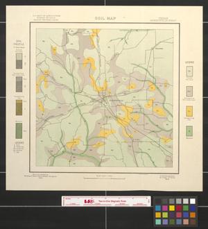 Primary view of object titled 'Soil map, Texas, Jacksonville sheet'.