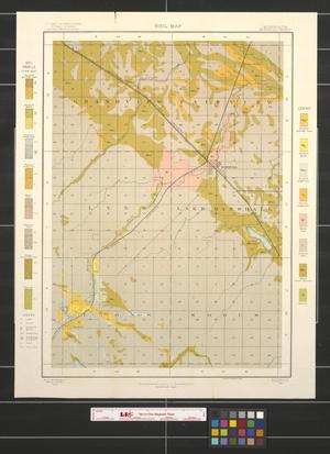 Primary view of object titled 'Soil map, Minnesota, Marshall sheet'.