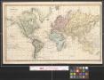 Primary view of The world on Mercator's projection with the new discoveries by Capt. Parry.