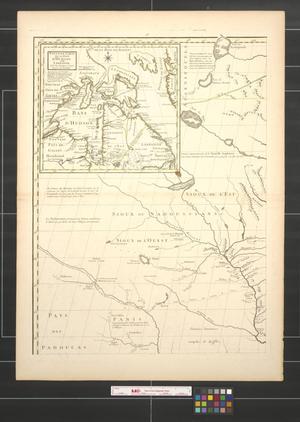 Primary view of object titled 'Amerique septentrionale avec les routes, distances en milles, villages et etablissements [Sheet 1].'.