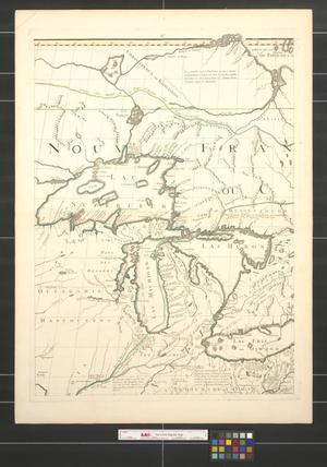 Primary view of object titled 'Amerique septentrionale avec les routes, distances en milles, villages et etablissements [Sheet 2].'.
