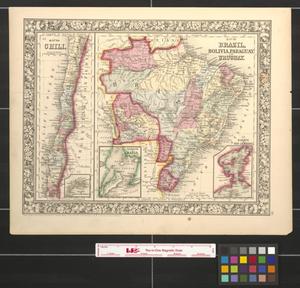 Primary view of object titled '[Maps of Chili, Brazil, Bolivia, Paraguay, and Uruguay]'.