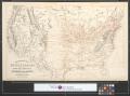 Map: Railroad map of the United States showing the through lines of commun…