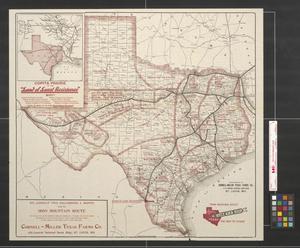 Primary view of object titled 'Iron mountain Route to all Parts of Texas: The way to Texas'.