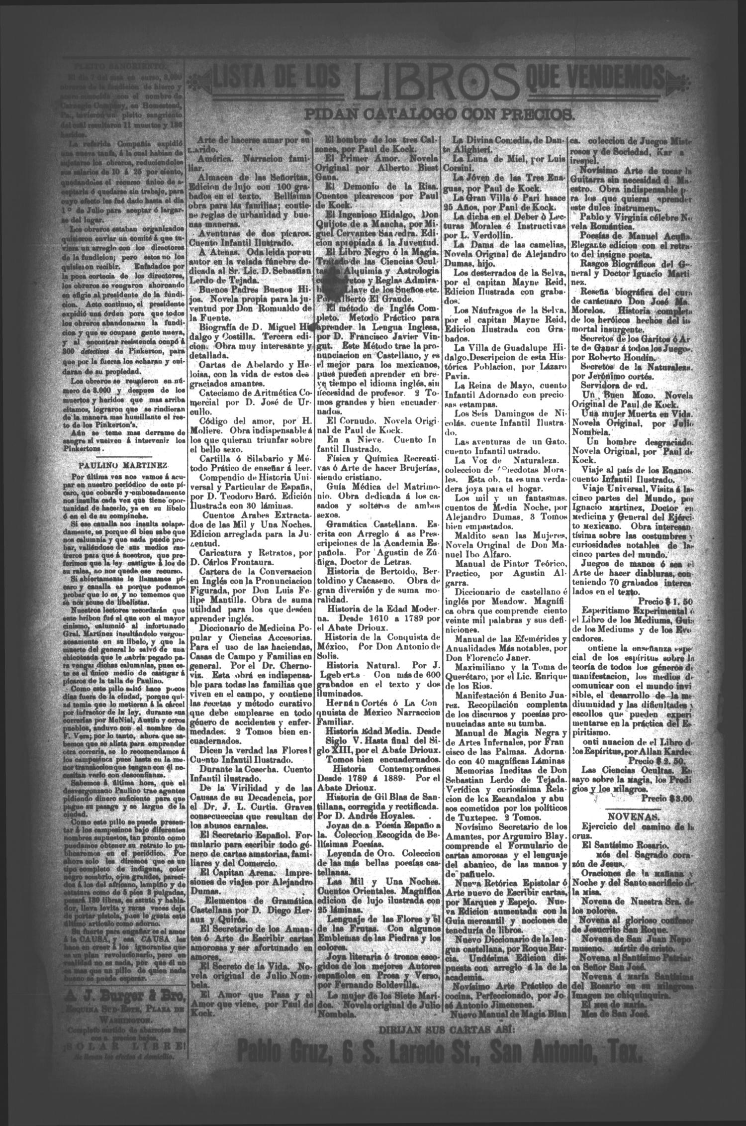 El Regidor. (San Antonio, Tex.), Vol. 4, No. 173, Ed. 1 Saturday, July 9, 1892
                                                
                                                    [Sequence #]: 4 of 4
                                                