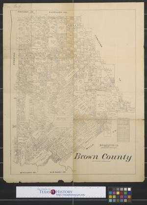Primary view of object titled 'Brown County [Texas].'.