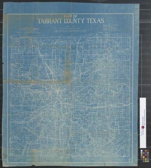 Primary view of object titled 'Map of Tarrant County, Texas.'.
