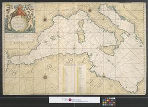 Primary view of object titled 'Nouvelle carte de la mer Mediterranee [Sheet 1].'.