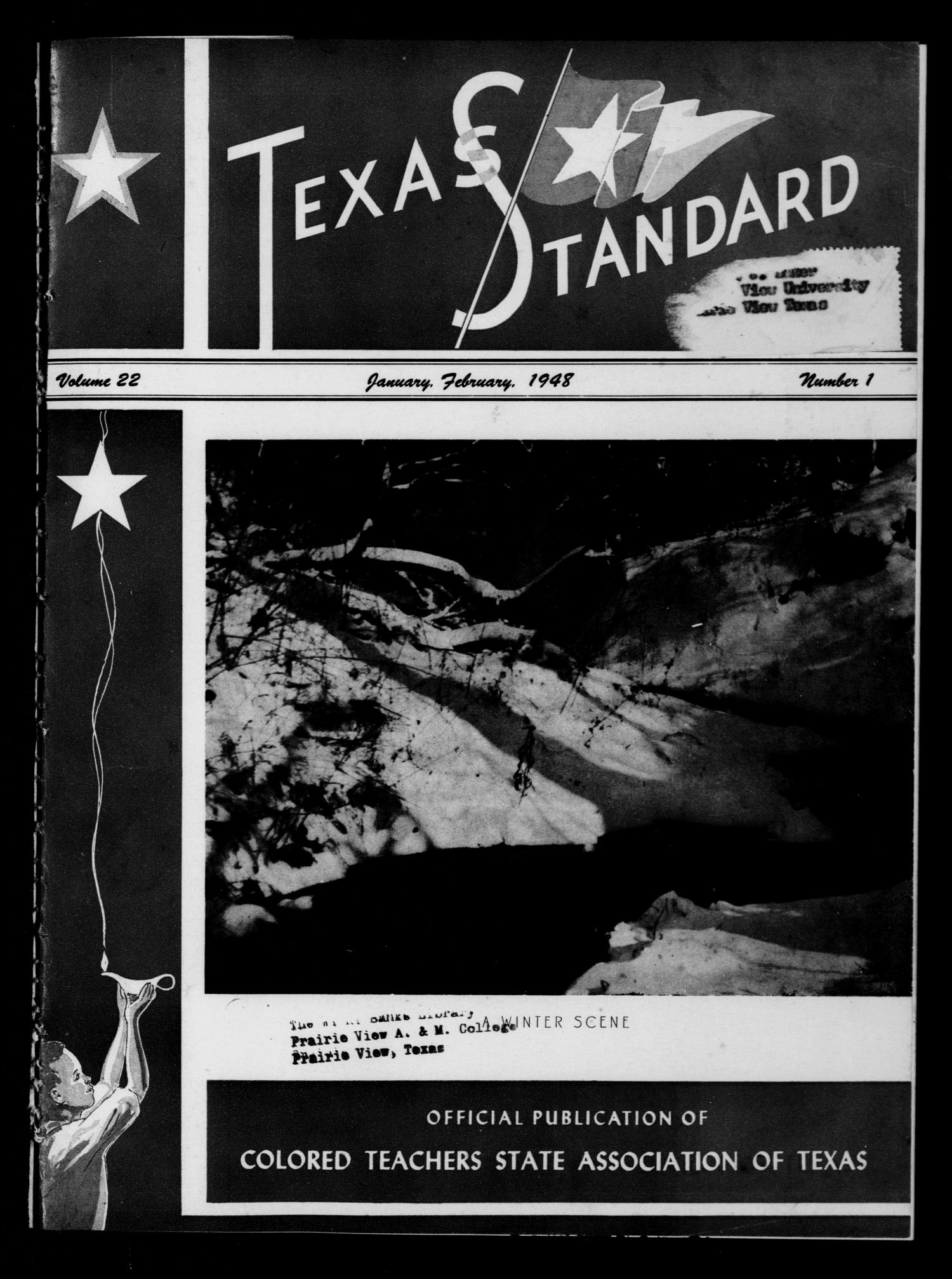 The Texas Standard, Volume 22, Number 1, January-February 1948
                                                
                                                    Front Cover
                                                