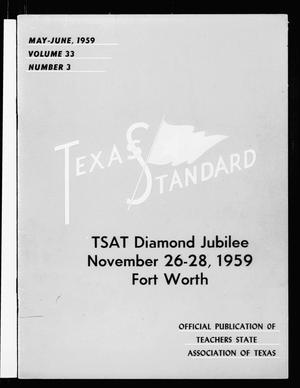 Primary view of object titled 'The Texas Standard, Volume 33, Number 3, May-June 1959'.