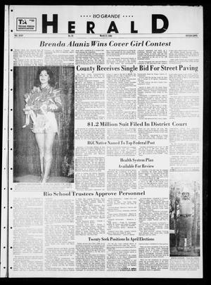 Primary view of object titled 'Rio Grande Herald (Rio Grande City, Tex.), Vol. 35, No. 26, Ed. 1 Thursday, March 13, 1980'.