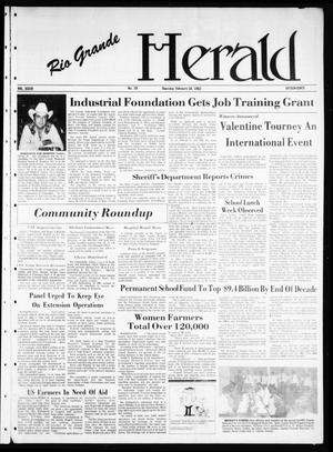 Primary view of object titled 'Rio Grande Herald (Rio Grande City, Tex.), Vol. 36, No. 19, Ed. 1 Thursday, February 18, 1982'.