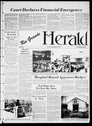 Primary view of object titled 'Rio Grande Herald (Rio Grande City, Tex.), Vol. 36, No. 45, Ed. 1 Thursday, August 26, 1982'.