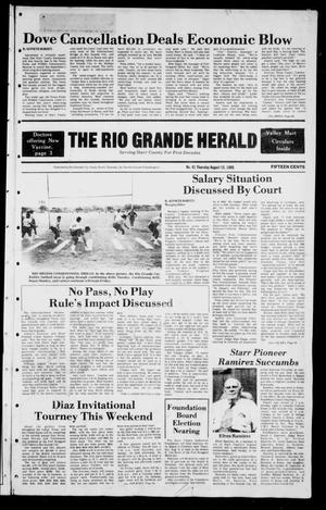 Primary view of object titled 'The Rio Grande Herald (Rio Grande City, Tex.), Vol. 39, No. 41, Ed. 1 Thursday, August 15, 1985'.