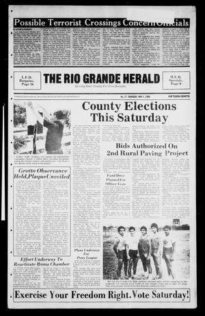 Primary view of object titled 'The Rio Grande Herald (Rio Grande City, Tex.), Vol. 40, No. 27, Ed. 1 Thursday, May 1, 1986'.