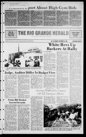 Primary view of object titled 'The Rio Grande Herald (Rio Grande City, Tex.), Vol. 40, No. 48, Ed. 1 Thursday, September 25, 1986'.