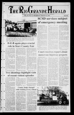 Primary view of object titled 'Rio Grande Herald (Rio Grande City, Tex.), Vol. 82, No. 11, Ed. 1 Thursday, March 16, 1995'.