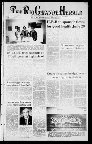 Primary view of object titled 'Rio Grande Herald (Rio Grande City, Tex.), Vol. 82, No. 25, Ed. 1 Thursday, June 22, 1995'.