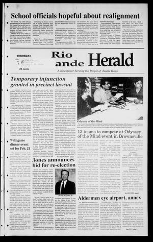 Primary view of object titled 'Rio Grande Herald (Rio Grande City, Tex.), Vol. 85, No. 7, Ed. 1 Thursday, February 12, 1998'.