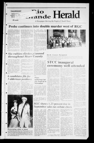 Primary view of object titled 'Rio Grande Herald (Rio Grande City, Tex.), Vol. 86, No. 39, Ed. 1 Thursday, September 30, 1999'.
