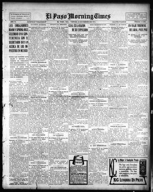 Primary view of object titled 'El Paso Morning Times (El Paso, Tex.), Vol. 35TH YEAR, Ed. 1, Friday, February 26, 1915'.