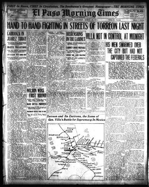 Primary view of object titled 'El Paso Morning Times (El Paso, Tex.), Vol. 34TH YEAR, Ed. 1, Saturday, March 28, 1914'.