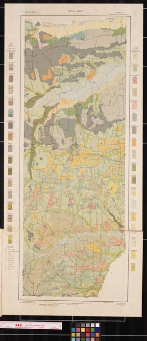 Primary view of object titled 'Soil map, Texas, Franklin County sheet'.