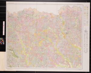 Primary view of object titled 'Soil map, Cass County, Texas'.