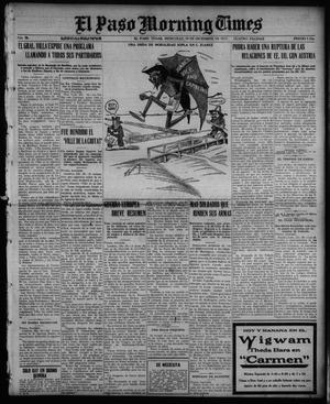 Primary view of object titled 'El Paso Morning Times (El Paso, Tex.), Vol. 36TH YEAR, Ed. 1, Wednesday, December 29, 1915'.