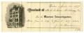 Primary view of [Receipt for Charles B. Moore from the Boston Investigator, April 14, 1877]