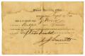 Thumbnail image of item number 1 in: '[Certificate of Allegiance for Ziza Moore, August 14, 1863]'.