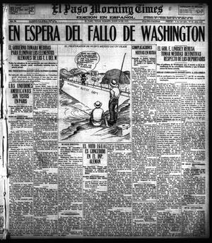 Primary view of object titled 'El Paso Morning Times (El Paso, Tex.), Vol. 36TH YEAR, Ed. 1, Saturday, July 14, 1917'.