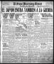 Newspaper: El Paso Morning Times (El Paso, Tex.), Vol. 38TH YEAR, Ed. 1, Wednesd…