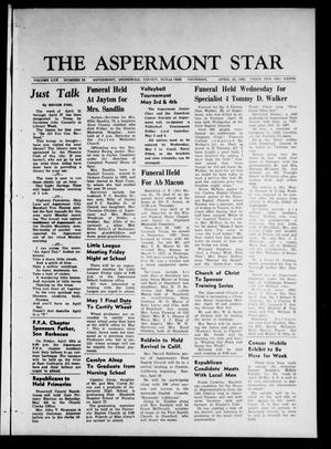 Primary view of object titled 'The Aspermont Star (Aspermont, Tex.), Vol. 70, No. 35, Ed. 1 Thursday, April 25, 1968'.