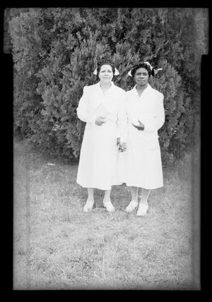Primary view of object titled '[Portrait of Two Women]'.