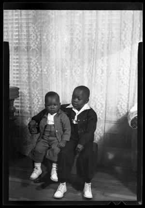 Primary view of object titled '[Photograph of Two Young Boys]'.