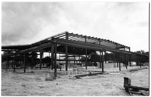 Primary view of object titled 'Woltman Activities Center under construction'.