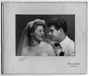 Primary view of object titled '[Wedding Photograph of Lita and Louis Abreu]'.