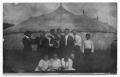 Primary view of Circus Performers in Front of Tent