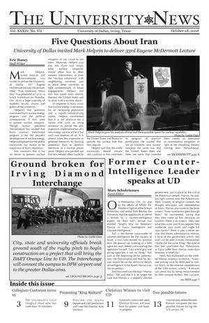 Primary view of object titled 'The University News (Irving, Tex.), Vol. 34, No. 7, Ed. 1 Tuesday, October 28, 2008'.