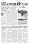 Thumbnail image of item number 1 in: 'The University News (Irving, Tex.), Vol. 32, No. 18, Ed. 1 Wednesday, March 26, 2003'.