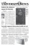 Thumbnail image of item number 1 in: 'The University News (Irving, Tex.), Vol. 33, No. 10, Ed. 1 Wednesday, November 12, 2003'.