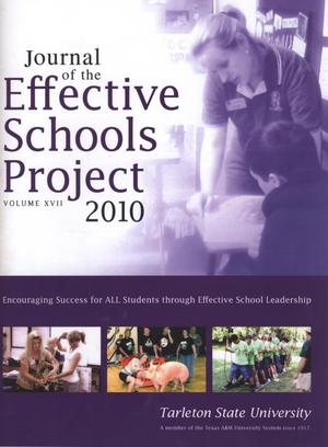 Primary view of object titled 'Journal of the Effective Schools Project, Volume 17, 2010'.