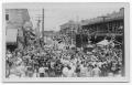 Thumbnail image of item number 1 in: '[Postcard of Crowd During Parade, 1923]'.