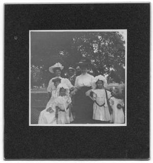 Primary view of object titled '[Portrait of Family Outdoors]'.
