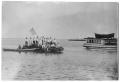 Thumbnail image of item number 1 in: '[Photograph of Men Celebrating on a Small Island, 1899]'.