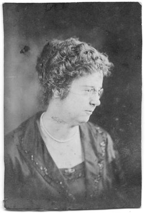 Primary view of object titled '[Photograph of Mrs. J. P. Duke, 1921]'.